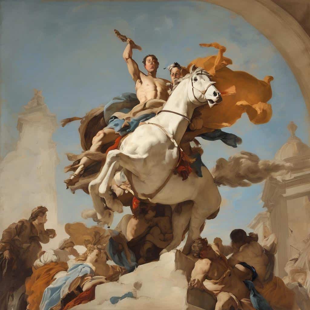 Ολόκληρο το έργο τέχνης που αποτυπώνει τον καμβά με εμβληματική εικόνα εξέλιξης της σύγχρονης τέχνης και την ποικιλία των καλλιτεχνικών ρευμάτων.